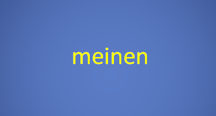 meinen f3eg3 - meinen