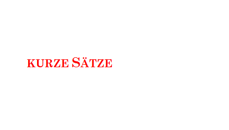 Kurze Sätze gigzi 2 - Kurze Sätze