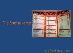 die Speisekarte 300x216 - WÖRTER (16-30)