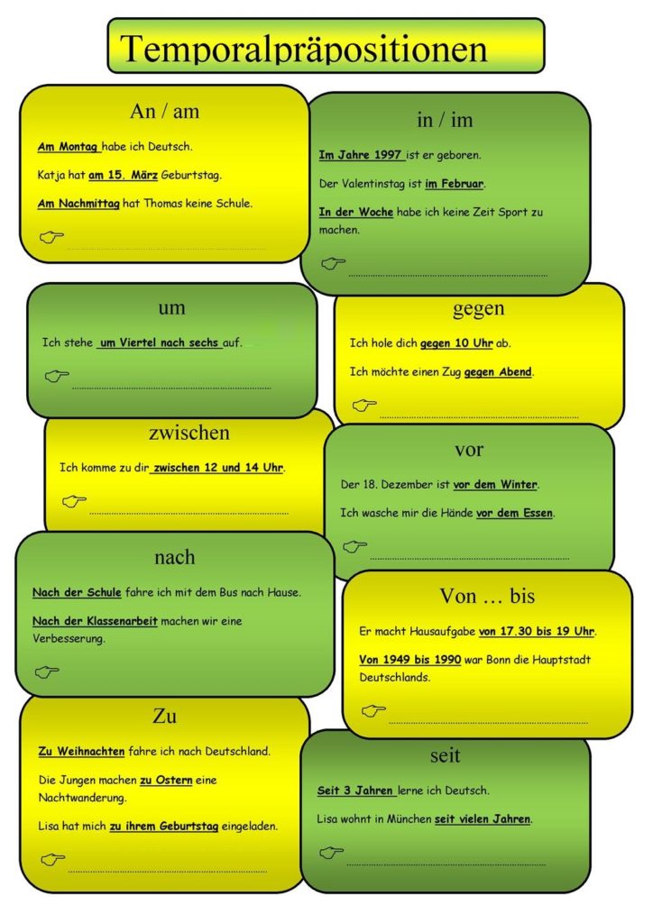 Pronominaladverbien - Deutsch - Viel Spass