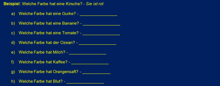 Ergänzen Sie die richtigen Formen von werden. - Deutsch - Viel Spass