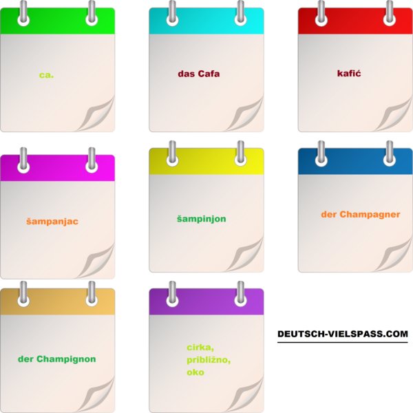 Wörter mit C am Anfang - Deutsch - Viel Spass