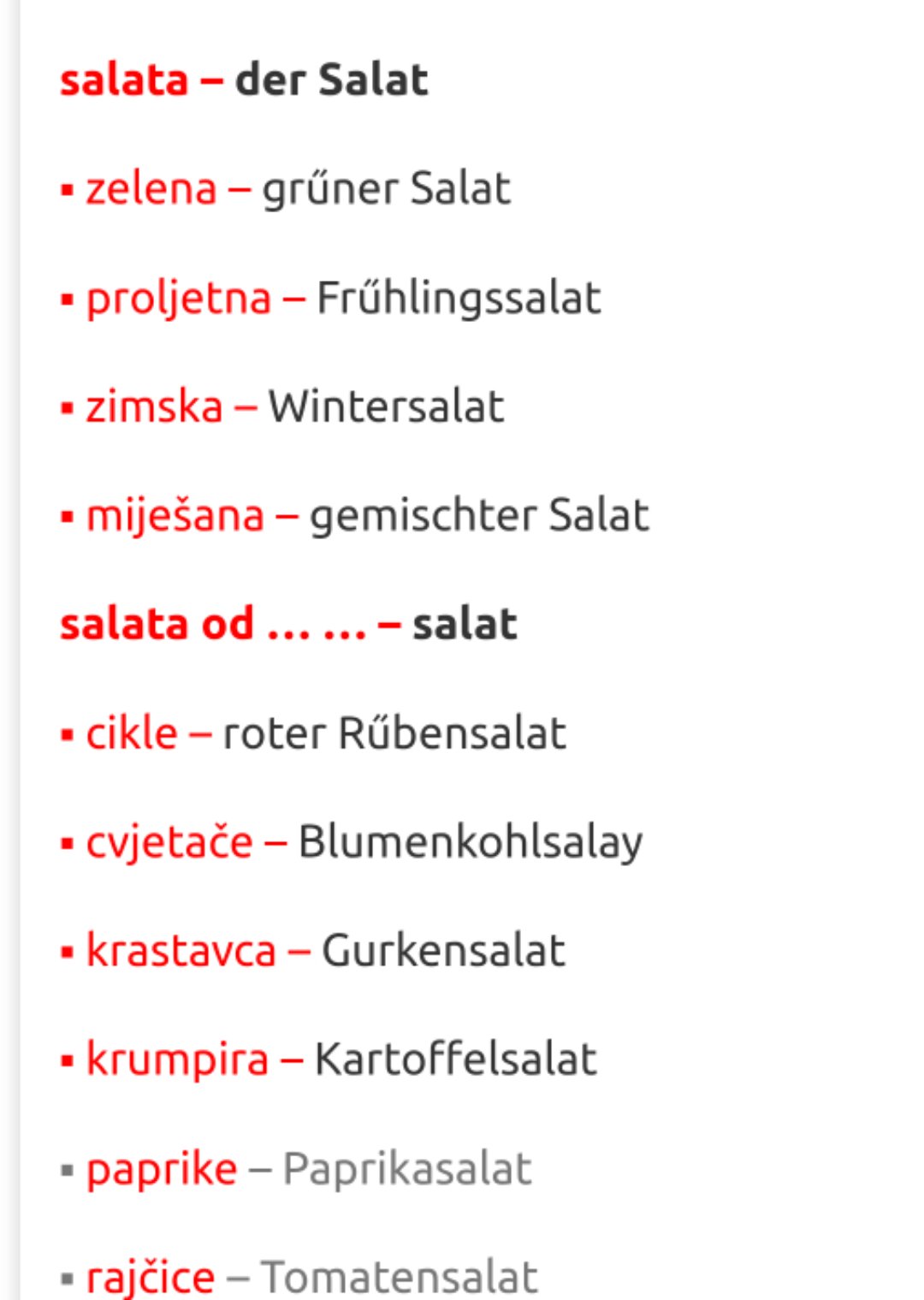 salata - SALATE – SALATE