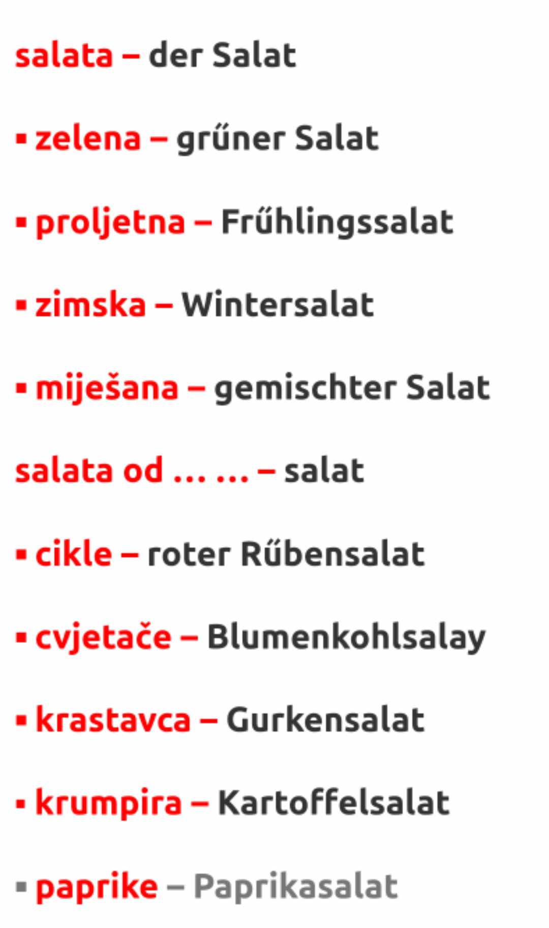 salate - SALATE – SALATE