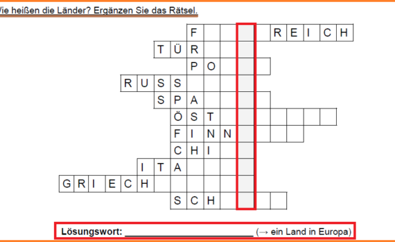 4564 570x350 - Wie heißen die Länder? Ergänzen Sie das Rätsel.