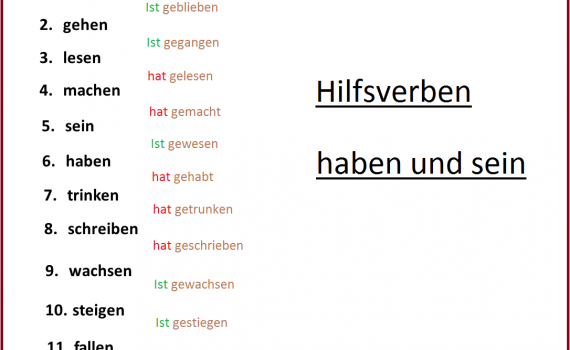 3 570x350 - Hilfsverben: haben und sein