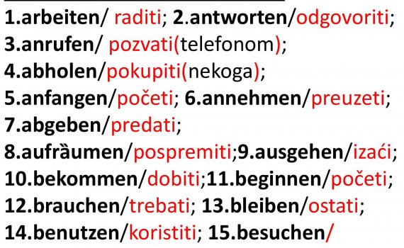 Glagoli koji se najcesce koriste 1 page 001 570x350 - Glagoli koji se najčešće koriste u njemačkom jeziku