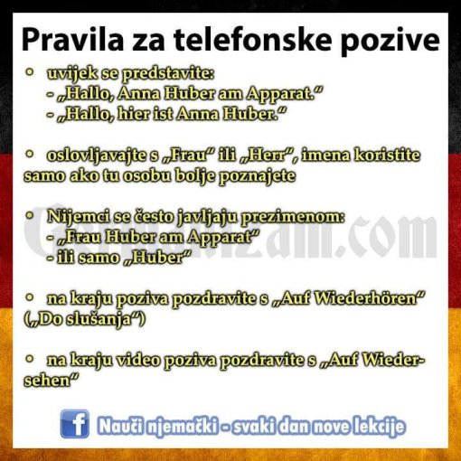 pravila 510x510 - Pravila za telefonske pozive