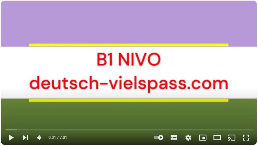 b1 nivo - B1 NIVO – riječi i primjeri